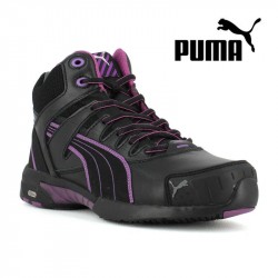 chaussure de securite puma rose