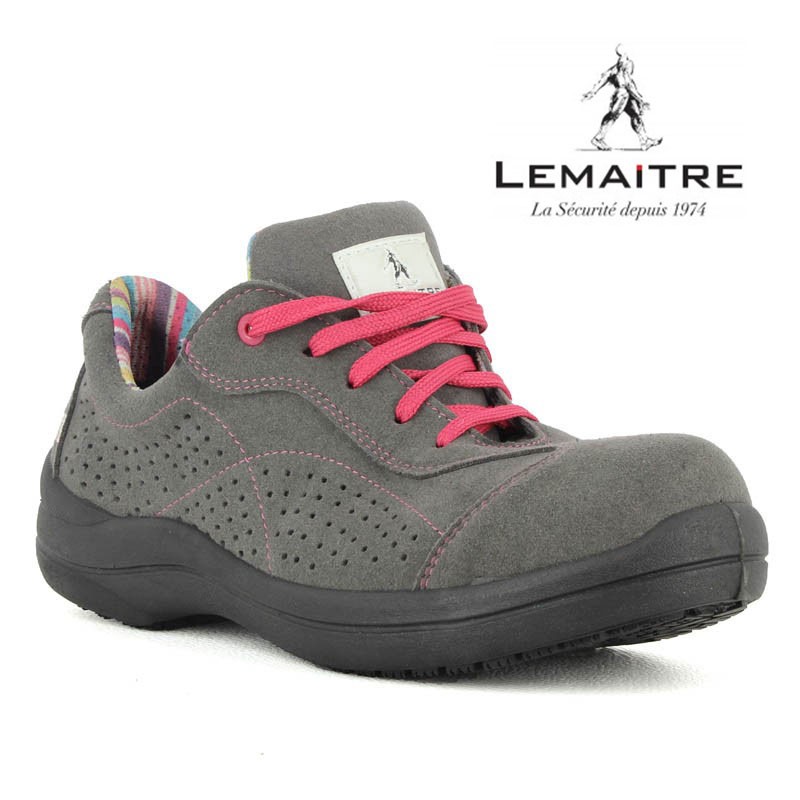 Chaussures de sécurité Femme basses Pink S1P