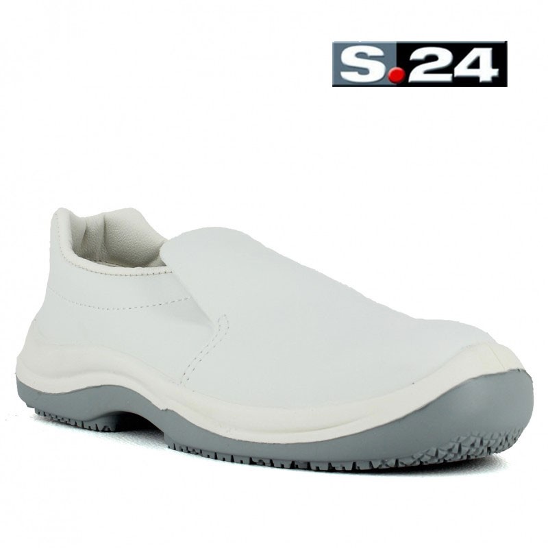 Chaussures de cuisine unisexe blanche S2 légère résistante TecSafety