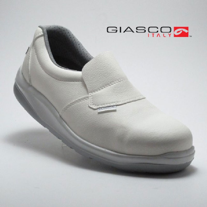 Chaussures de cuisine unisexe blanche S2 légère résistante TecSafety