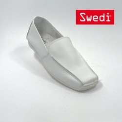 chaussure plate blanche