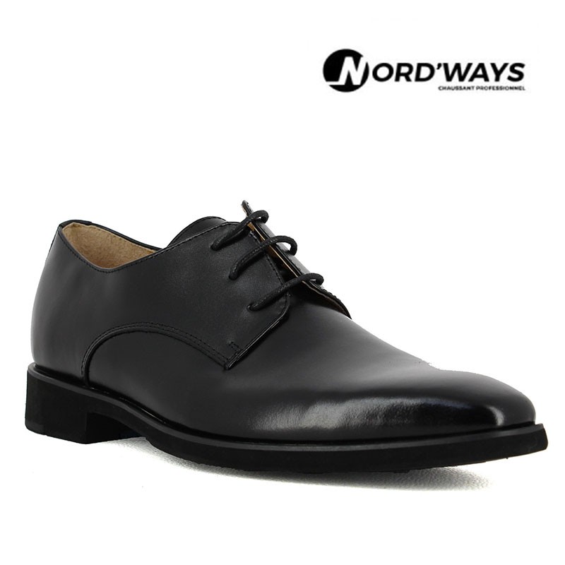 Chaussure de service cuir noir SRA pour homme à 61,58€HT LISASHOES