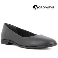 Ballerine de service noire femme Nord'ways Sara