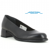 Chaussure de service femme cuir fin de stock ABEBA