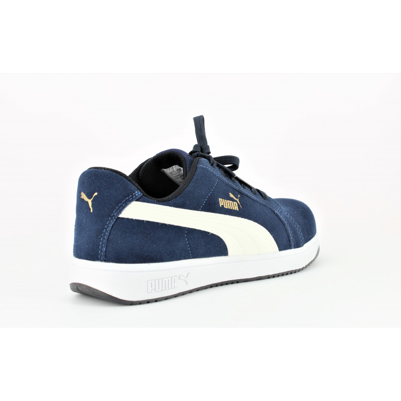 Chaussure de sécurité confortable Puma Iconic bleu 96,95€HT LISASHOES