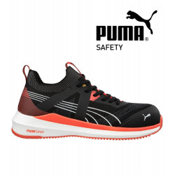 BASKET DE SECURITE PUMA TURBO BLACK RED LOW