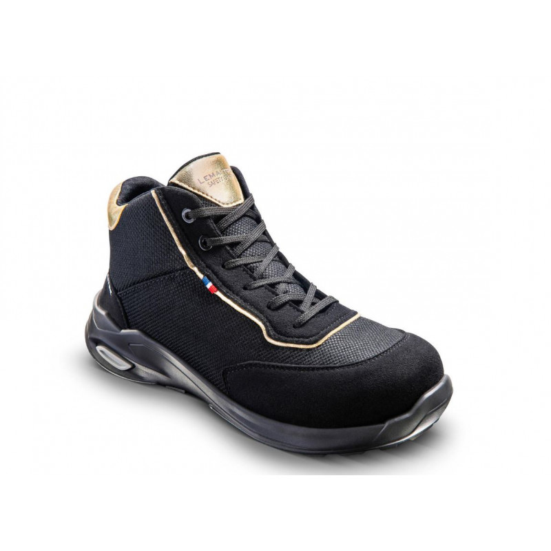 CHAUSSURE DE SECURITE FEMME MATERIAUX RECYCLES