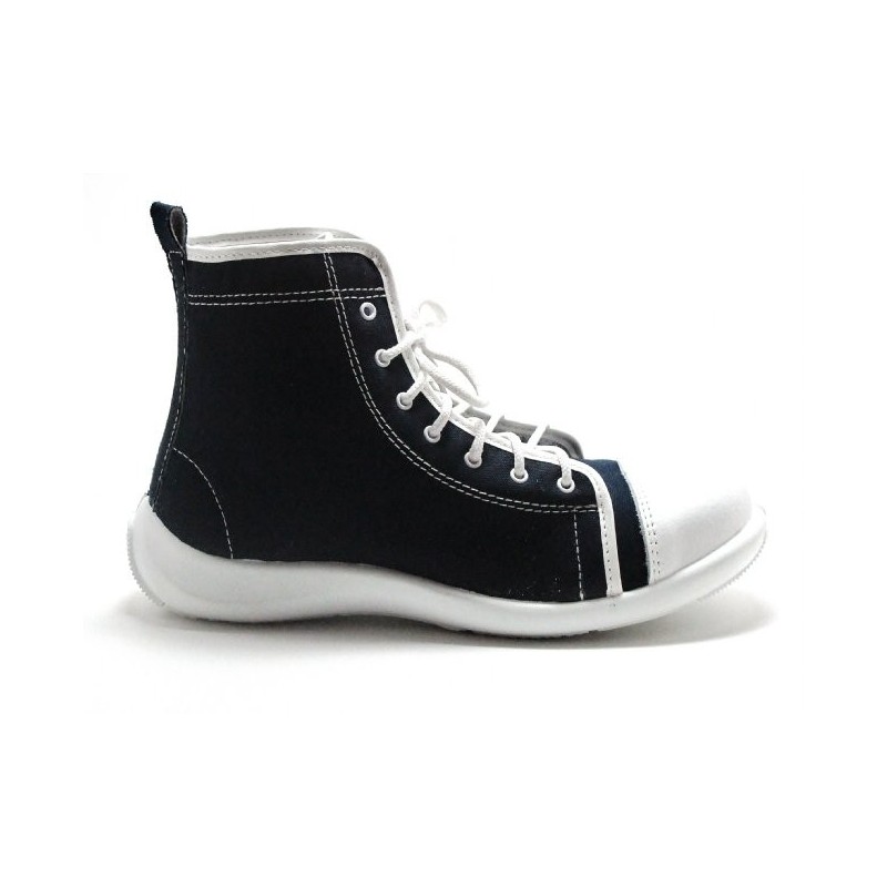 Basket de securite montant pour femme marine LISASHOES