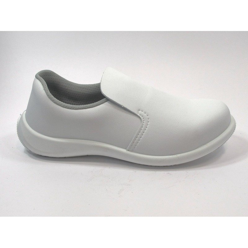 Chaussure de cuisine femme blanche 100% français 51,50€HT LISASHOES