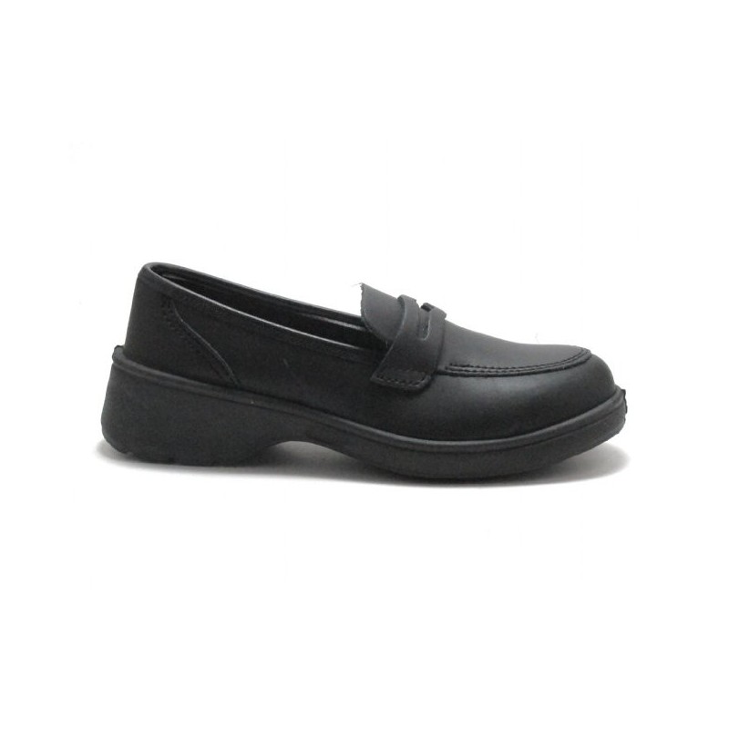 mocassin femme petit talon