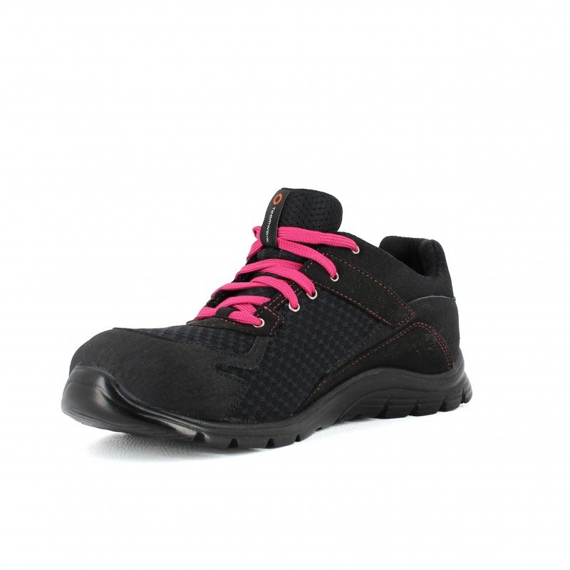 Chaussures De Sécurité Légères Pour Femme - Embout Acier 200J, Semelle Anti-perforation, Noir, Poids 380g