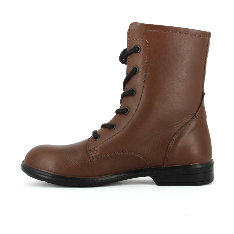 Bottine de sécurité femme en cuir marron à partir 77,50€HT LISASHOES