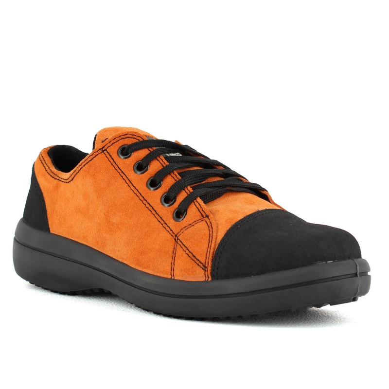 chaussure orange pour femme