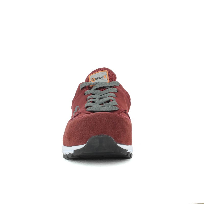 Chaussures de sécurité homme baskets S3 Jamma bordeaux