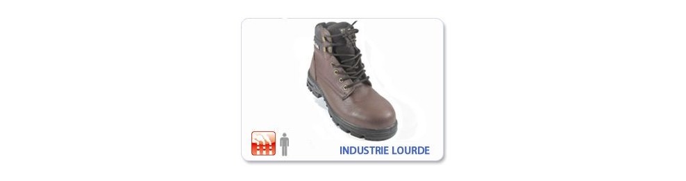 CHAUSSURE DE SÉCURITÉ INDUSTRIE LOURDE